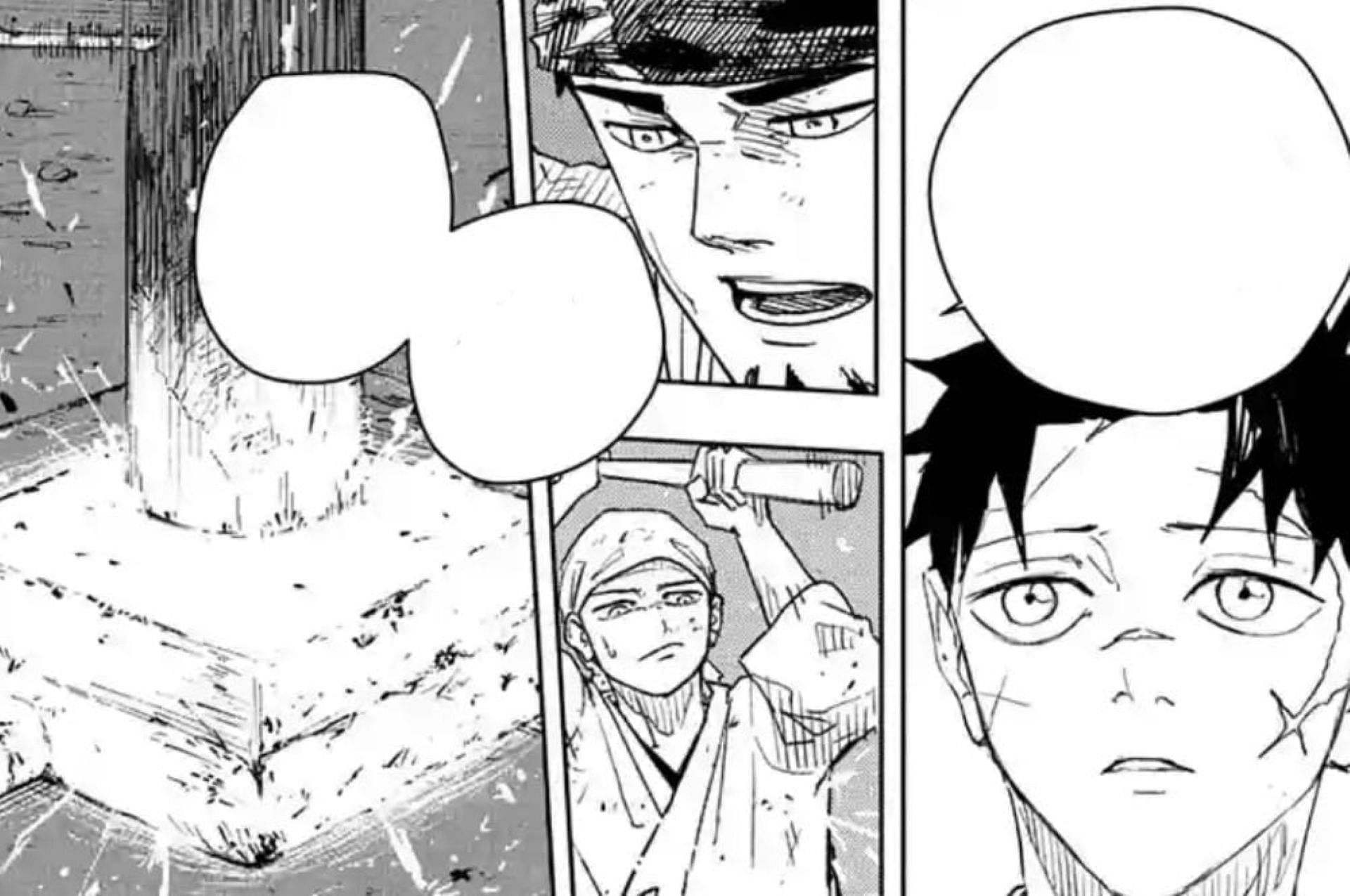 Chihiro recalls his memories with Kunishige (Image via Shueisha)